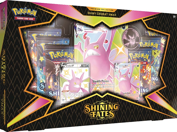 Pokemon Shining Fates Shiny Crobat VMAX Premium Collection Box